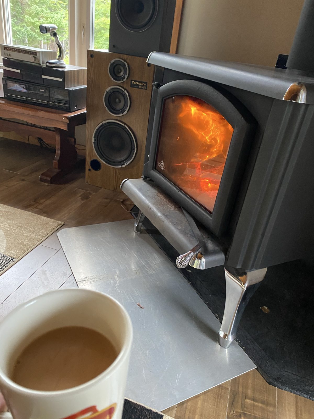 Tea beside the fire